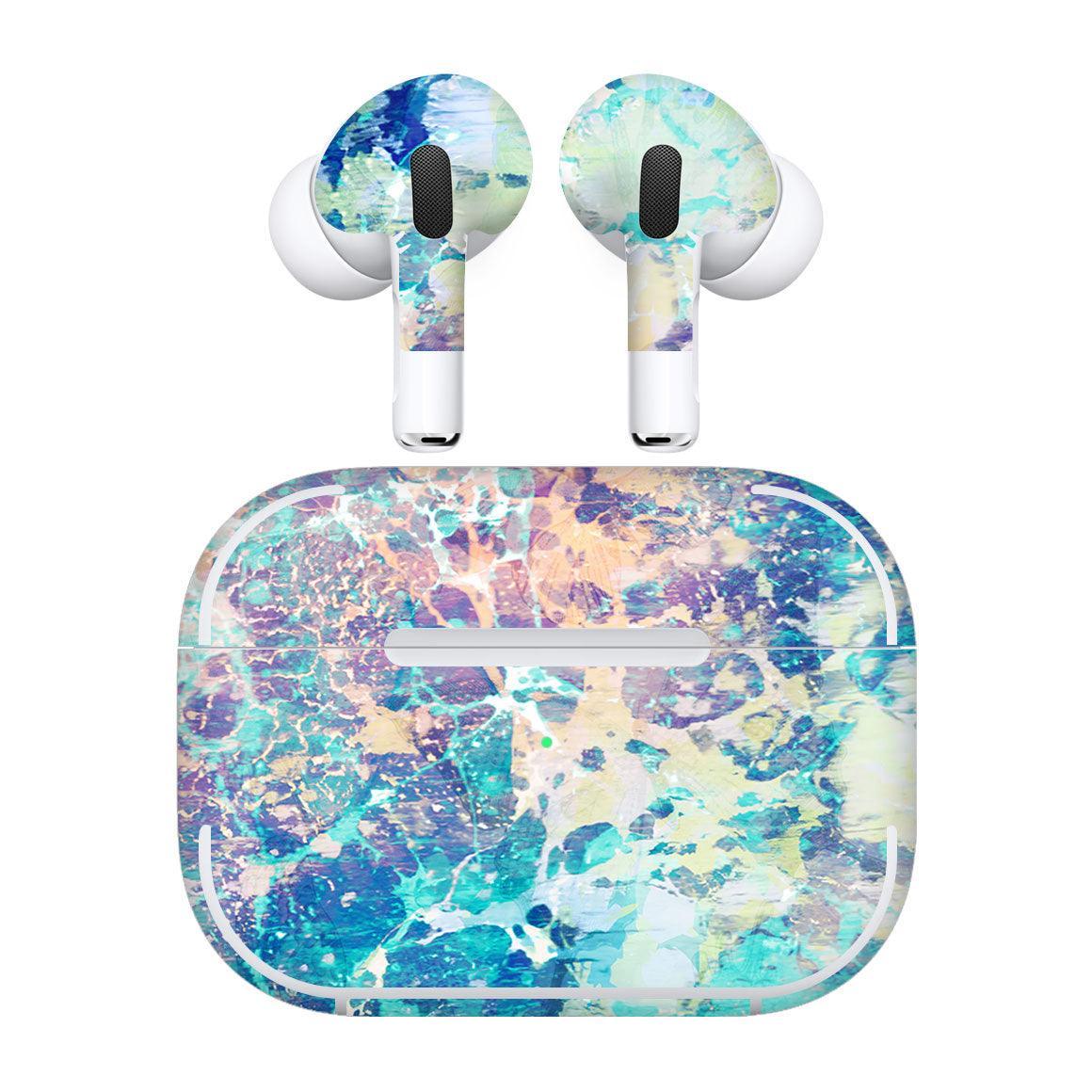 AirPods Pro (2nd Gen) Marble Series Skins - Slickwraps
