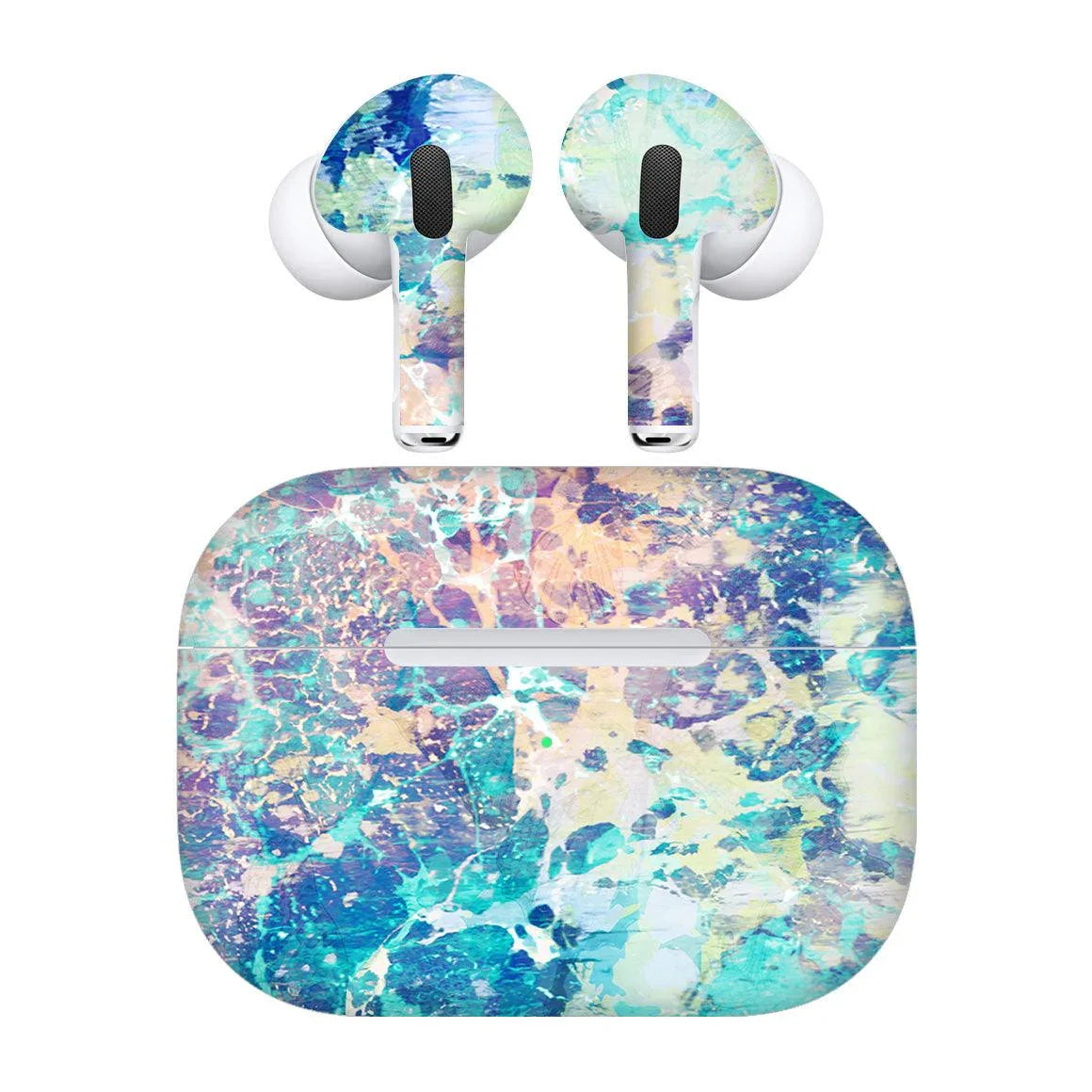AirPods Pro Marble Series Skins - Slickwraps