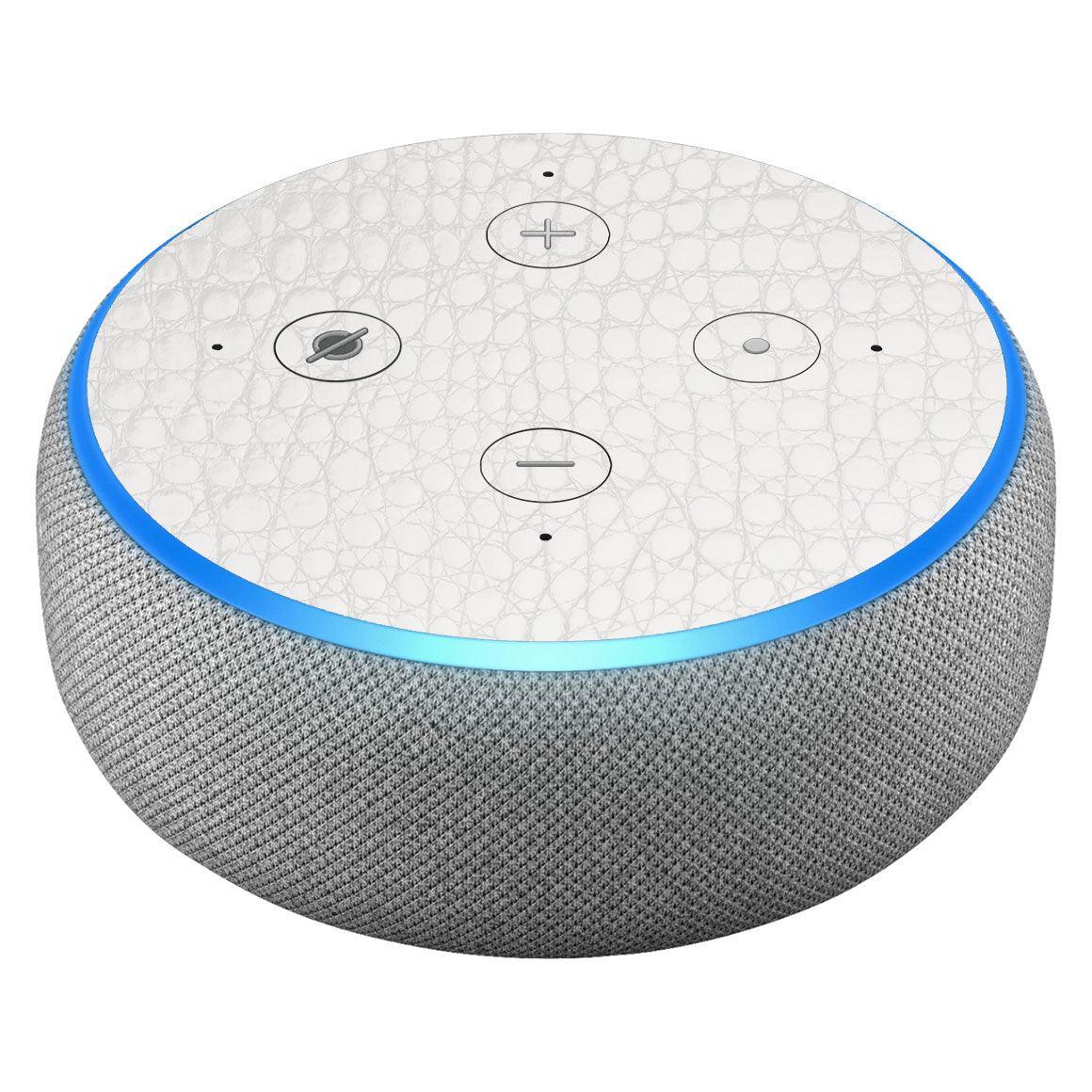 Amazon Echo Dot Gen 3 Leather Series Skins - Slickwraps