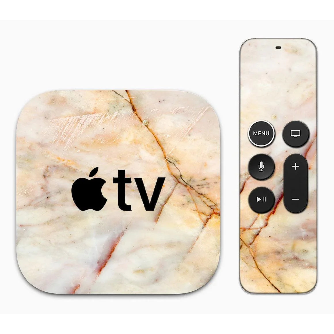 Apple TV 4K Gen 1 Marble Series Skins - Slickwraps