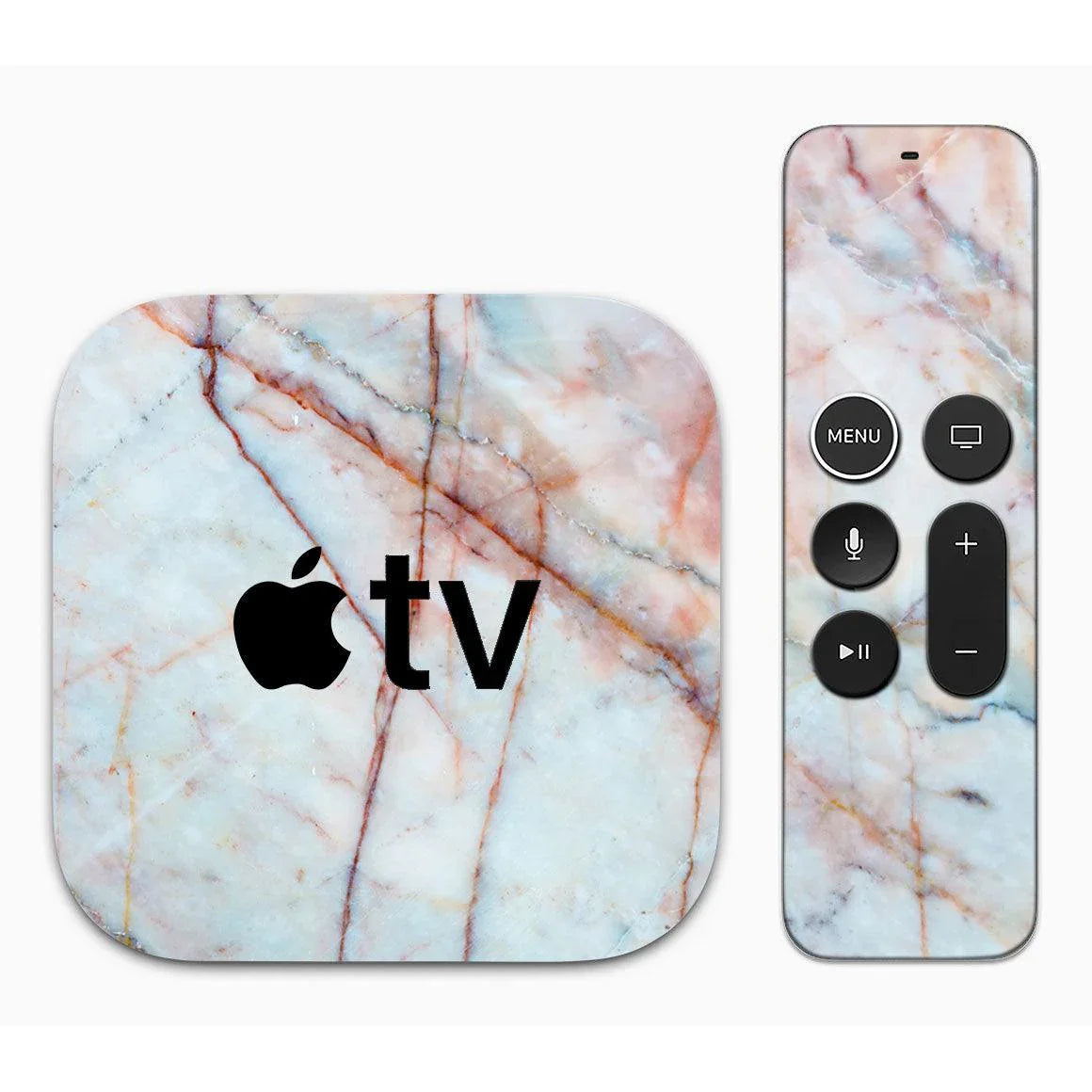Apple TV 4K Gen 1 Marble Series Skins - Slickwraps