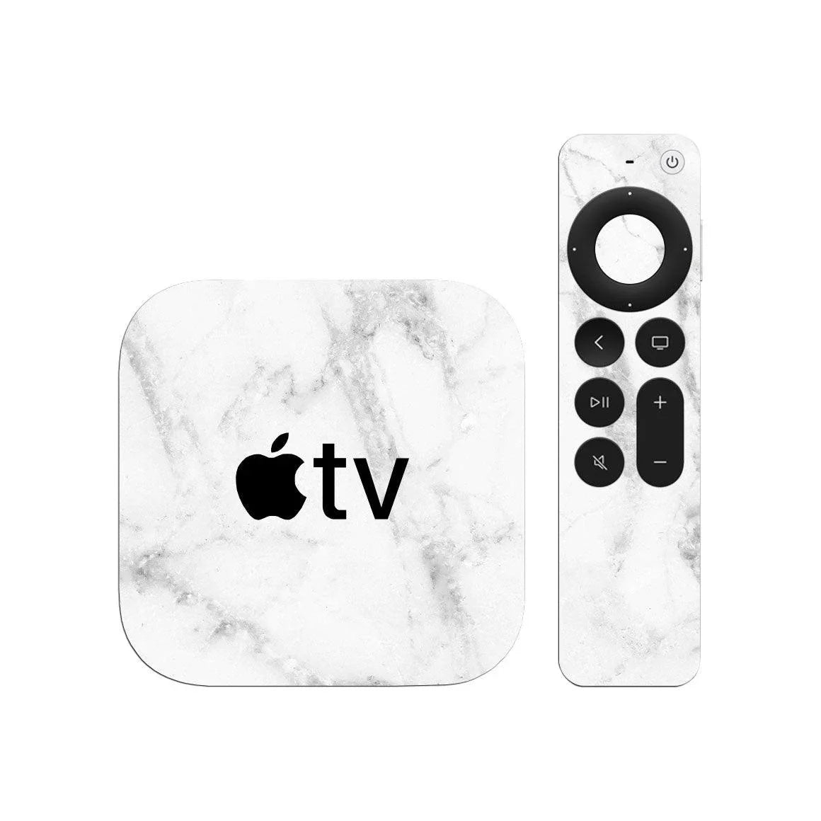 Apple TV 4K Gen 2 Marble Series Skins - Slickwraps