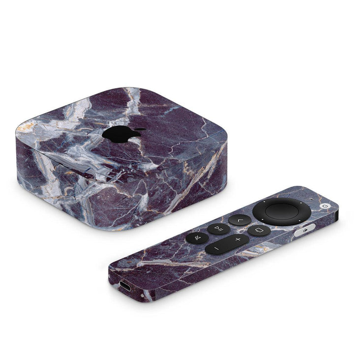 Apple TV 4K Gen 3 Marble Series Skins - Slickwraps