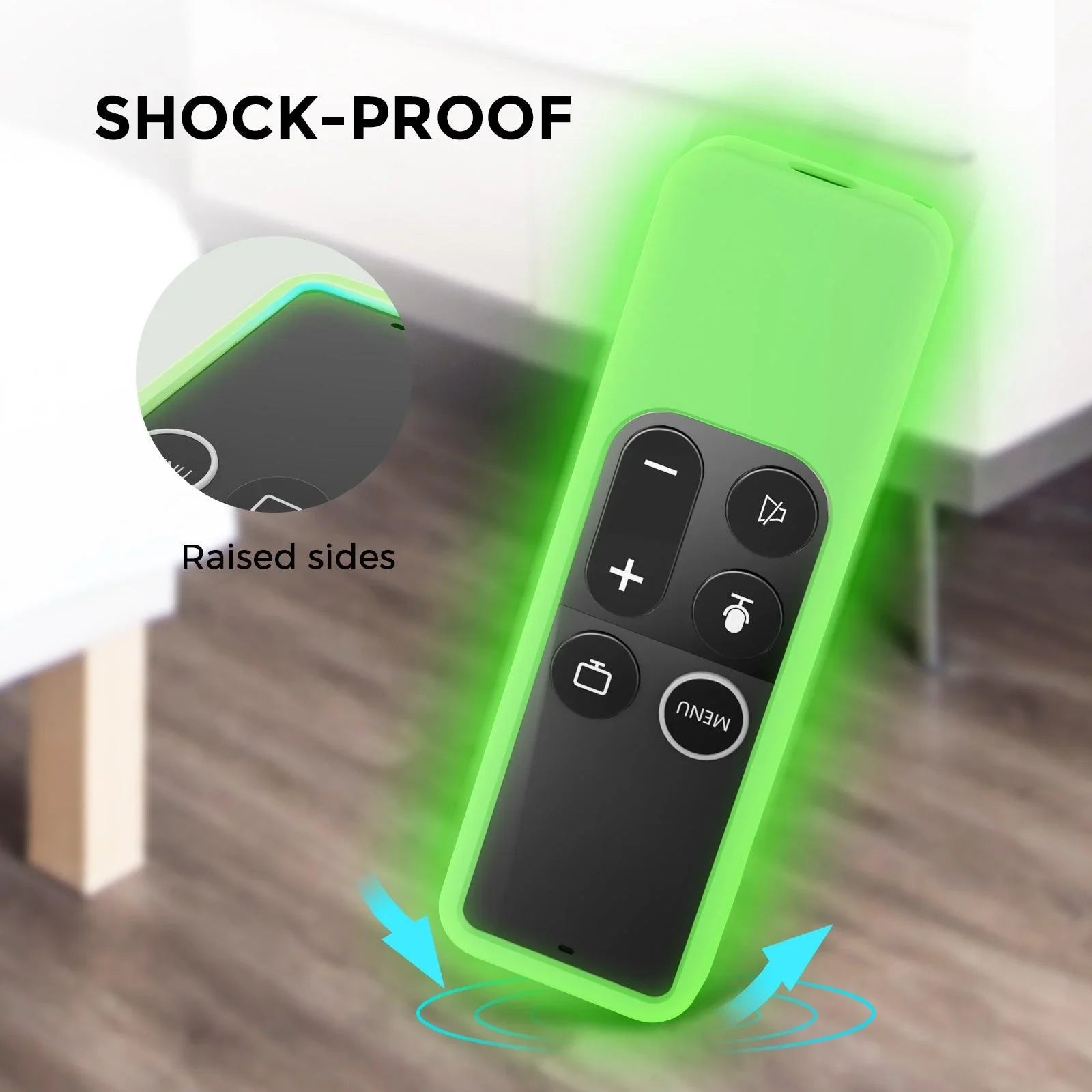 Apple TV Remote Cover/Case with AirTag Holder - Slickwraps