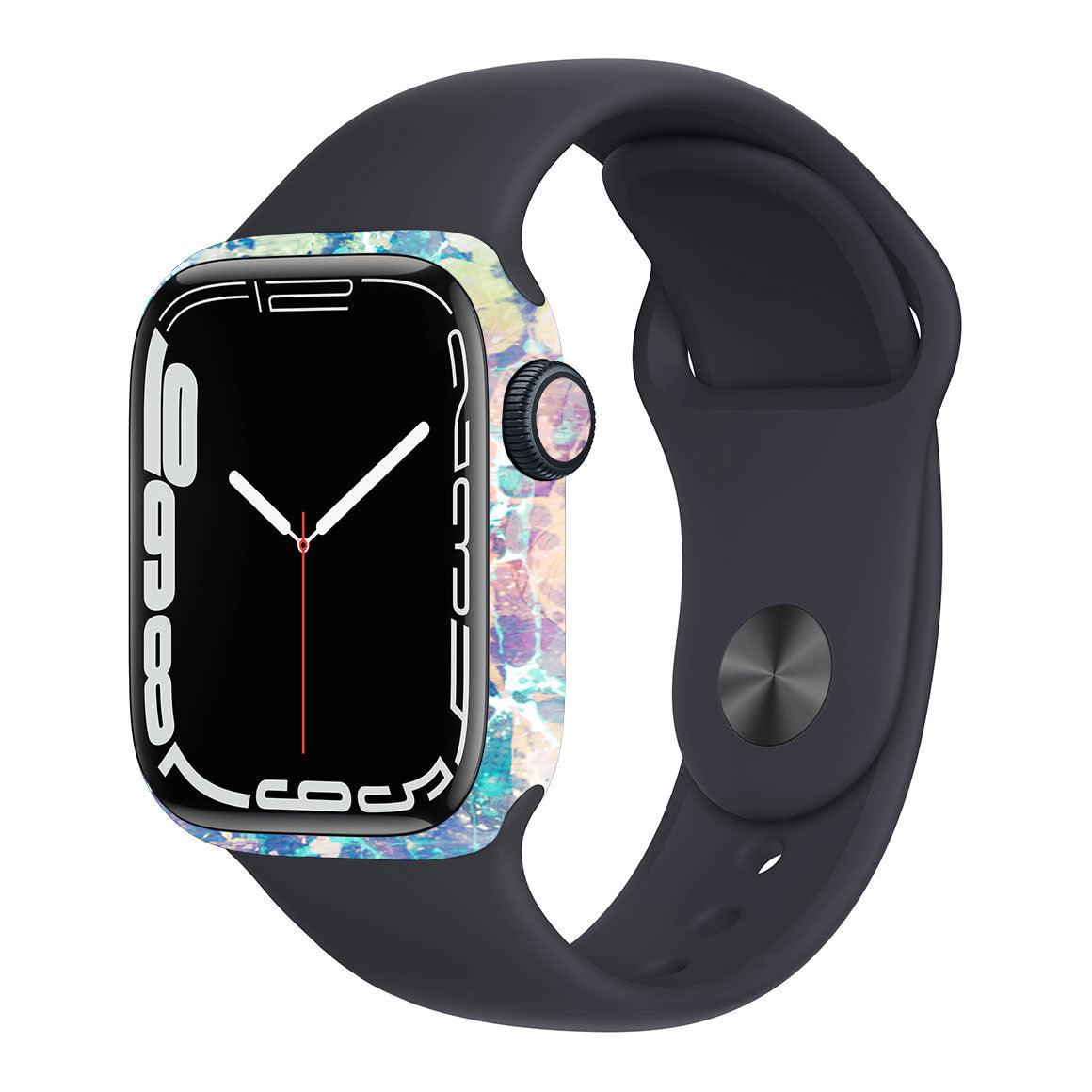 Apple Watch Series 7 Marble Series Skins