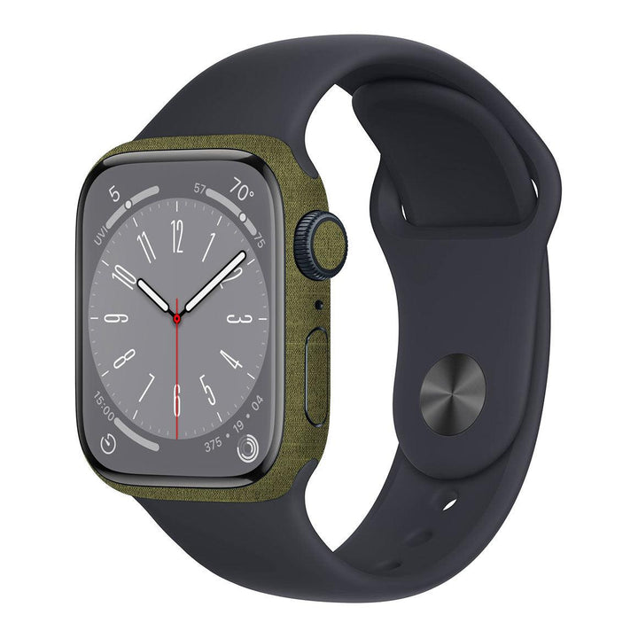 Apple Watch Series 8 Woven Metal Series Skins - Slickwraps