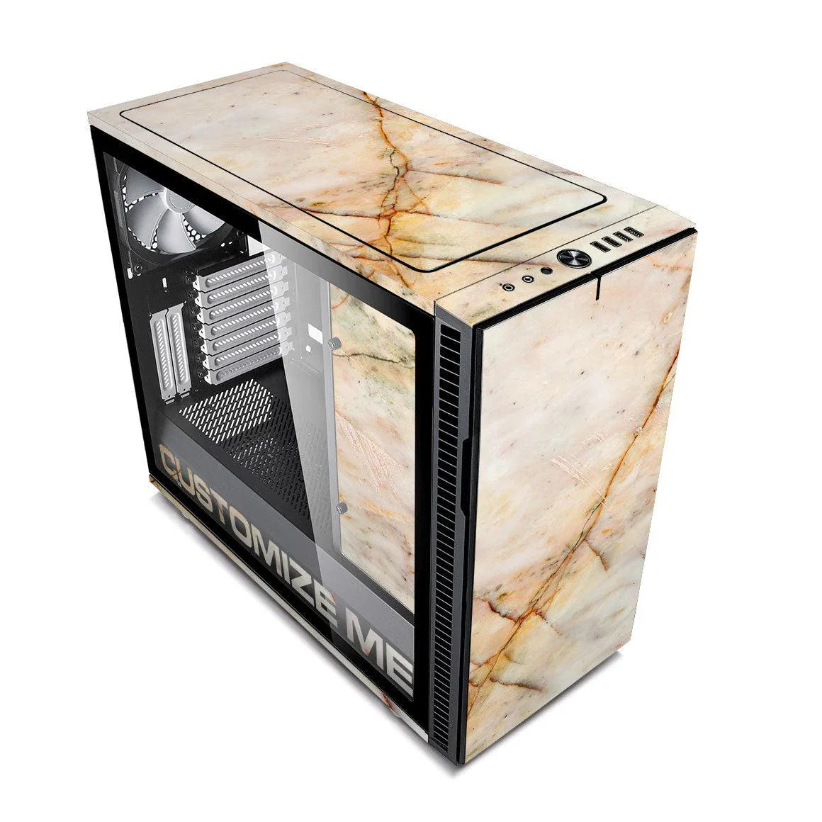 Define R6 Marble Series Skins - Slickwraps