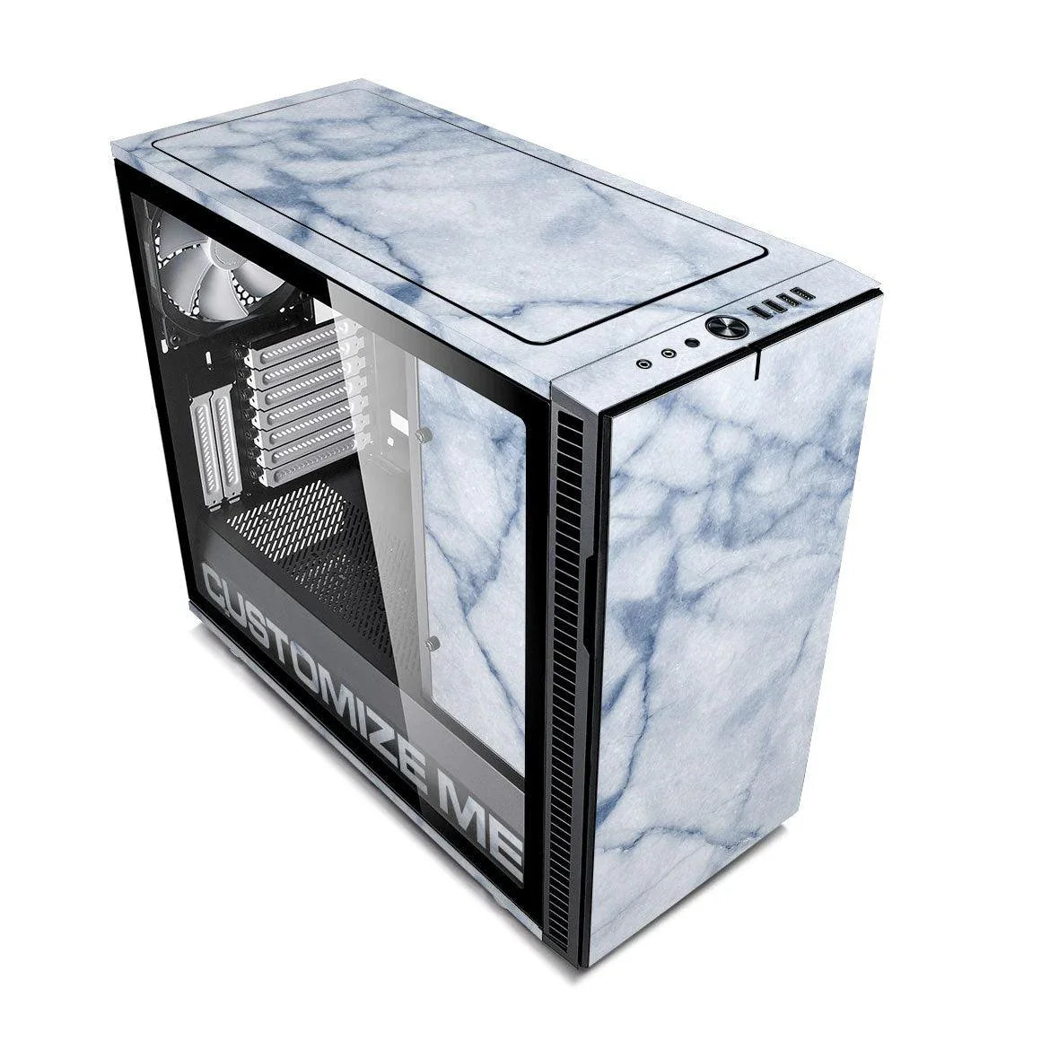 Define R6 Marble Series Skins - Slickwraps