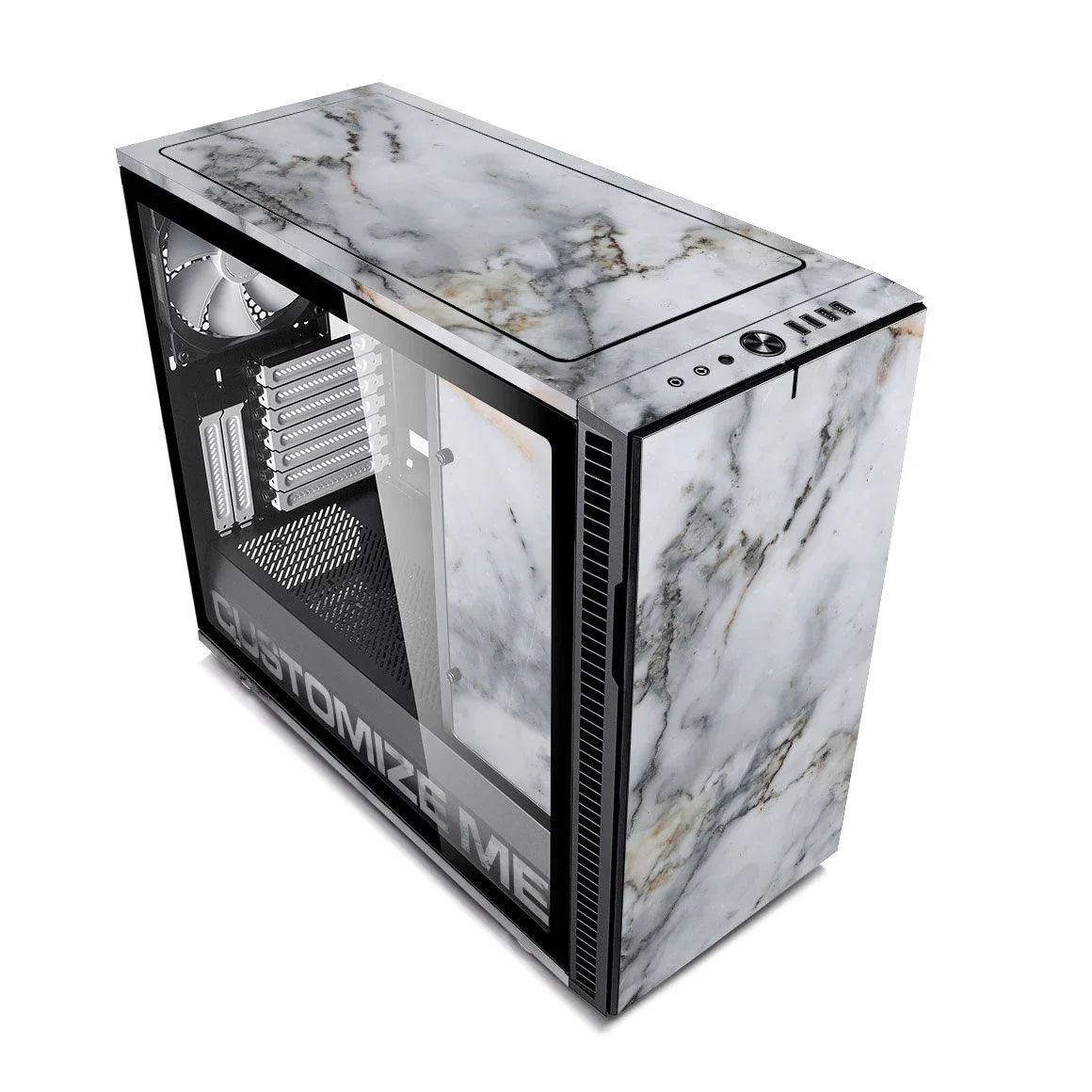 Define R6 Marble Series Skins - Slickwraps