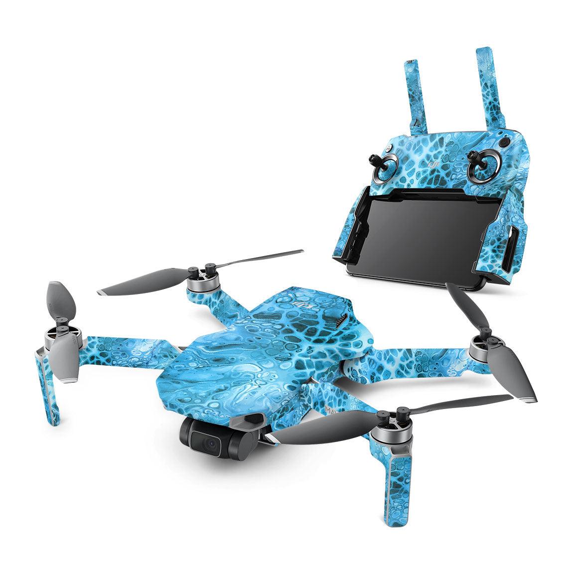 DJI Mavic Mini Oil Paint Series Skins Rainbow Swirl Gloss