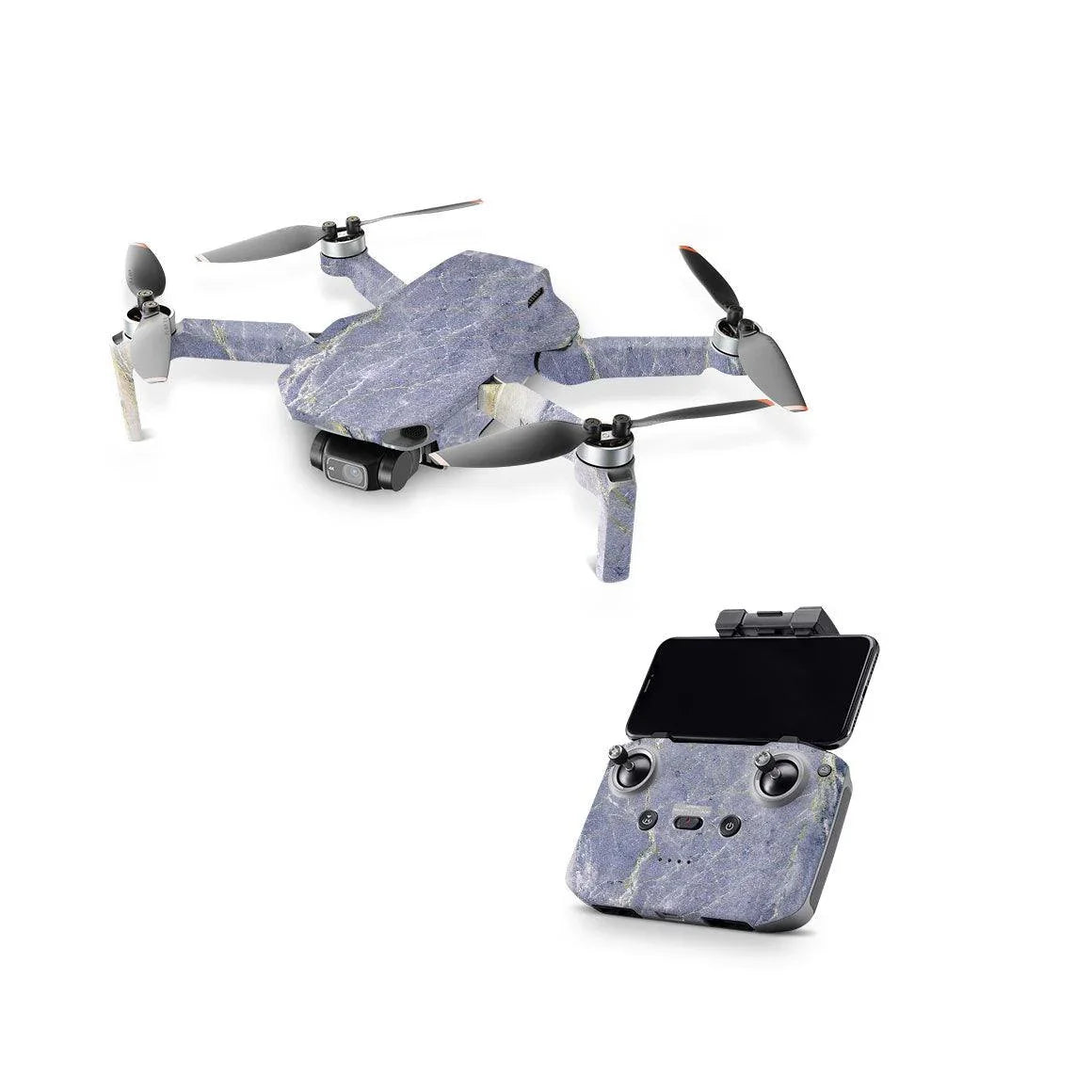 DJI Mini 2 (2020) Marble Series Skins - Slickwraps
