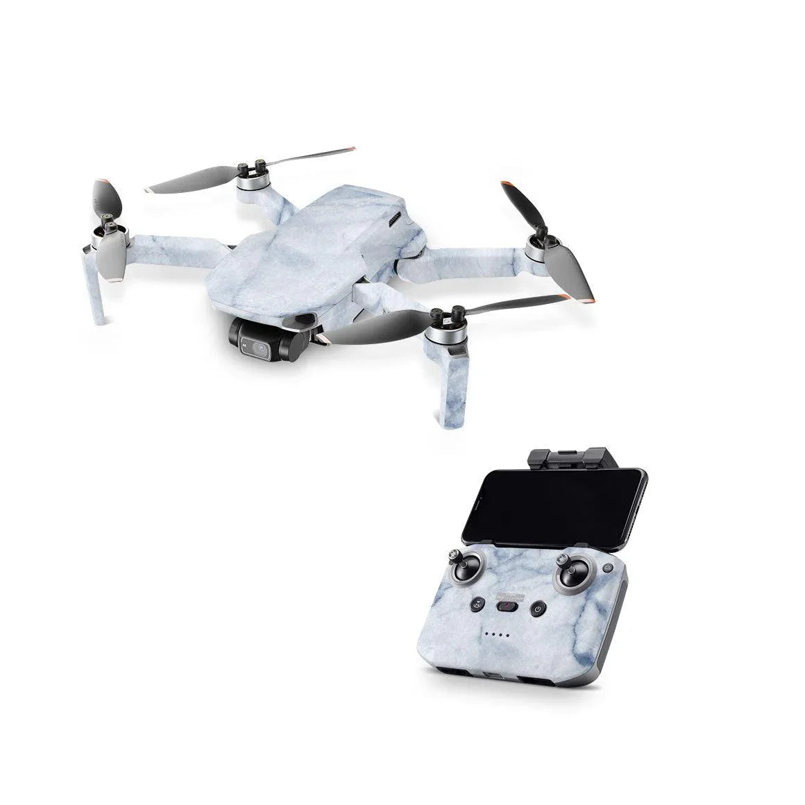 DJI Mini 2 (2020) Marble Series Skins - Slickwraps