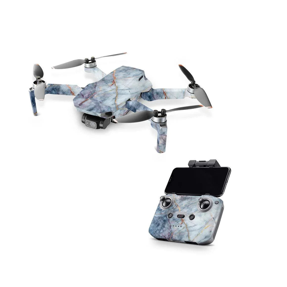 DJI Mini 2 (2020) Marble Series Skins - Slickwraps