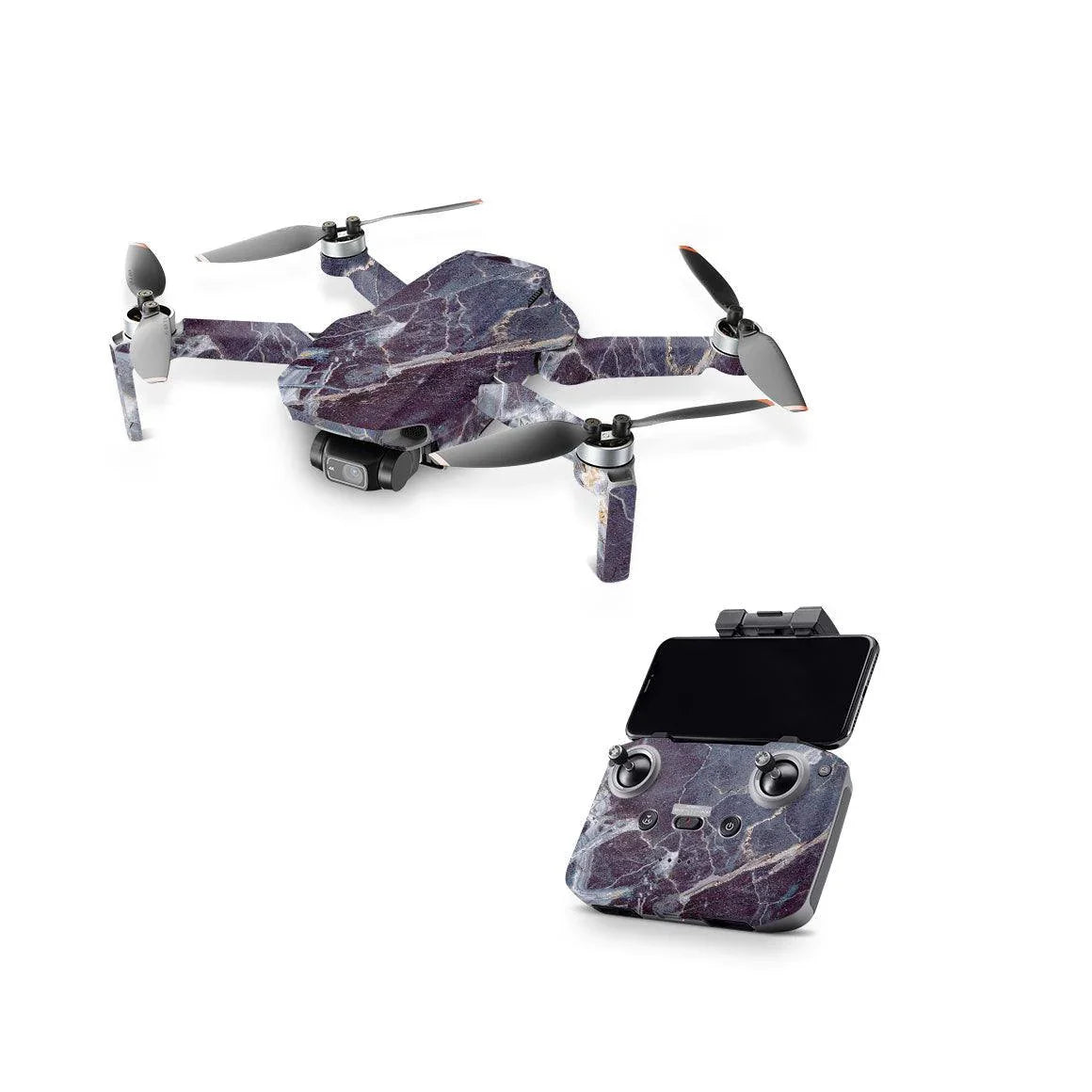 DJI Mini 2 (2020) Marble Series Skins - Slickwraps