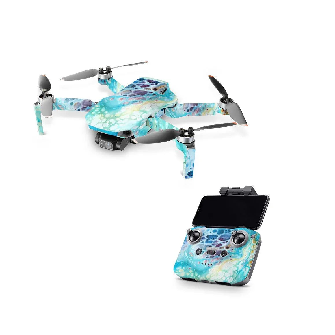DJI Mini 2 (2020) Oil Paint Series Skins - Slickwraps