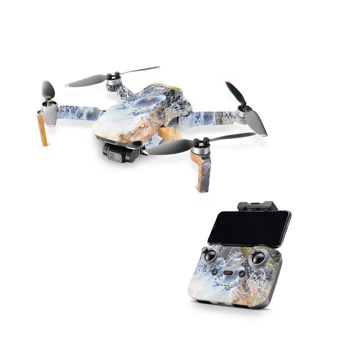 DJI Mini 2 (2020) Oil Paint Series Skins - Slickwraps