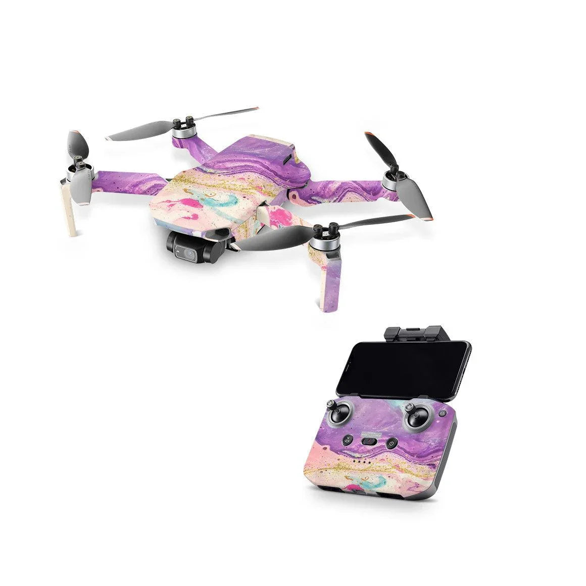 DJI Mini 2 (2020) Oil Paint Series Skins - Slickwraps