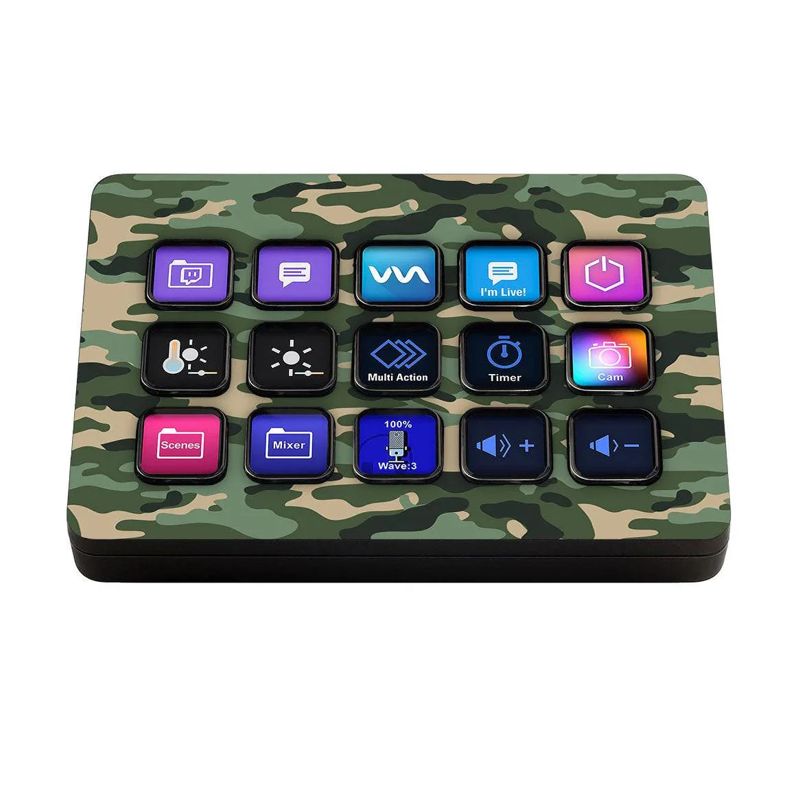 Elgato Stream Deck MK.2 Camo Series Skins - Slickwraps