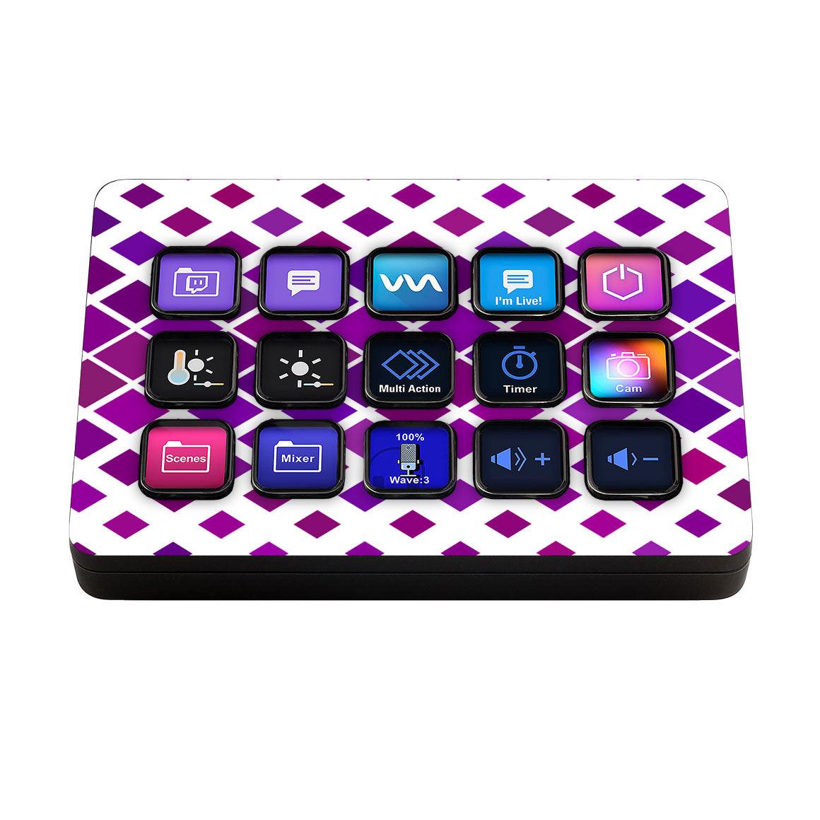 Elgato Stream Deck MK 2 Custom Skin Wrap Cover Slickwraps Elgato stream deck mk 2 custom skin wrap cover slickwraps