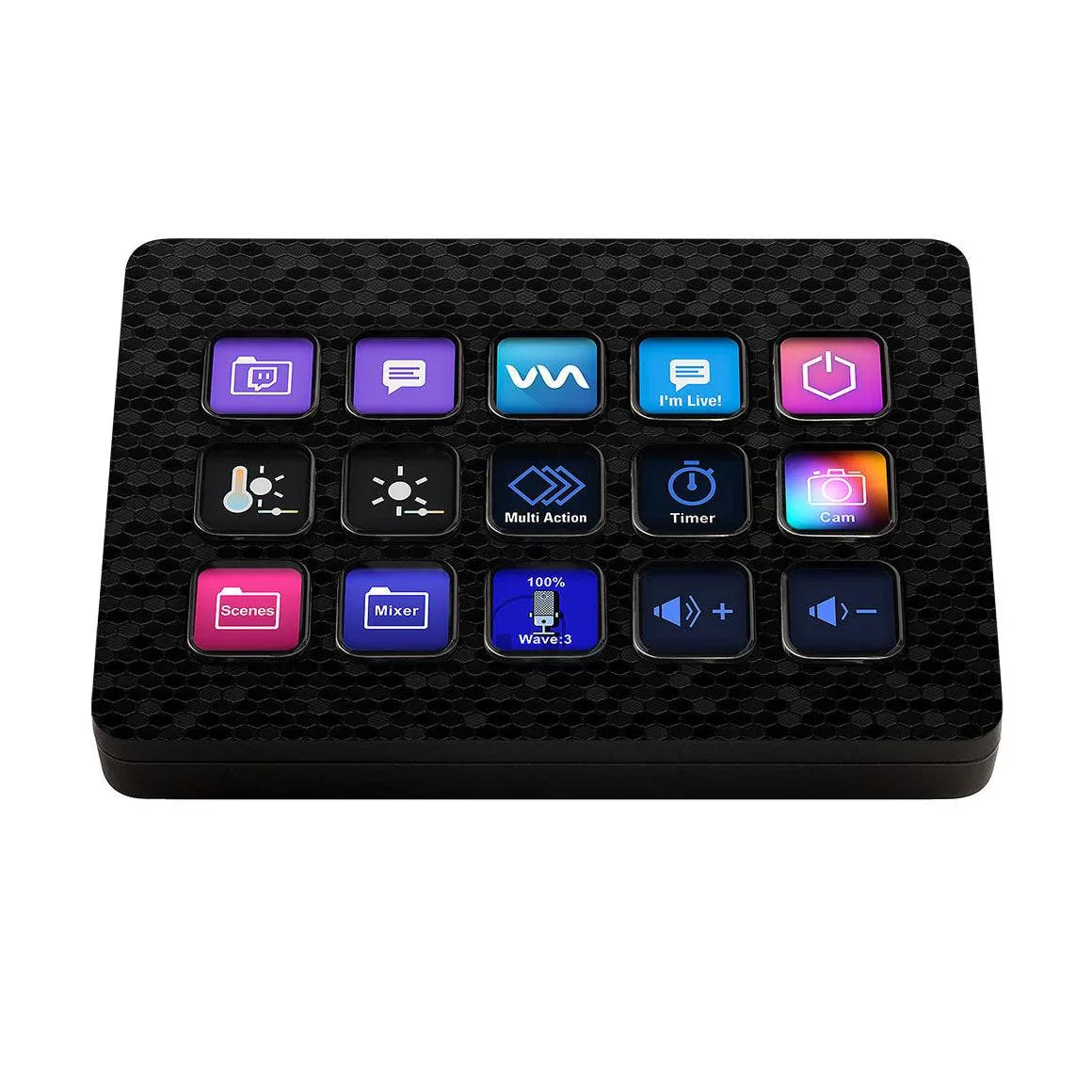 Elgato Stream Deck MK.2 Honeycomb Series Skins - Slickwraps