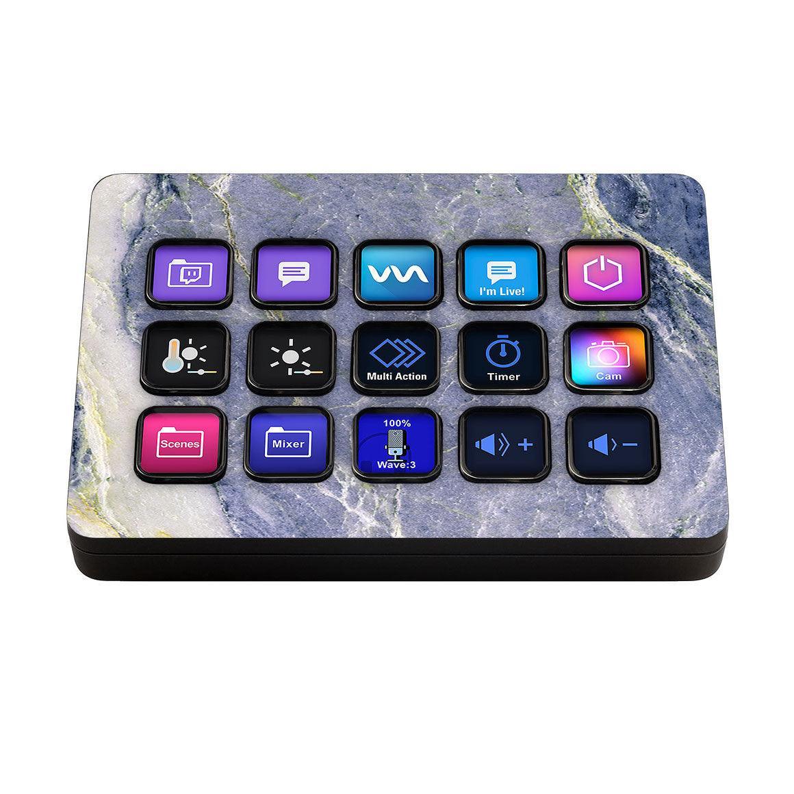 Elgato Stream Deck MK.2 Marble Series Skins - Slickwraps