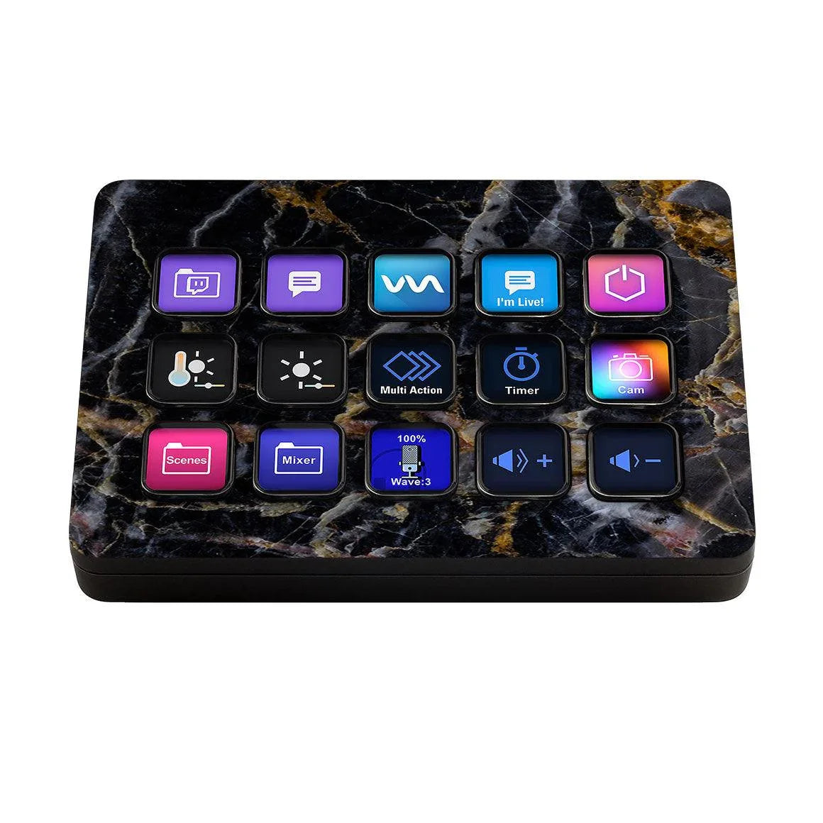 Elgato Stream Deck MK.2 Marble Series Skins - Slickwraps