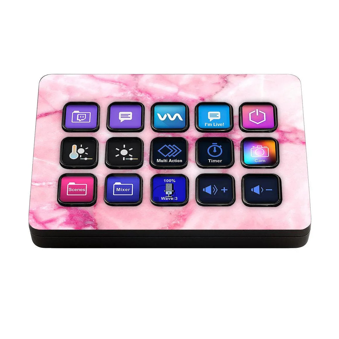 Elgato Stream Deck MK.2 Marble Series Skins - Slickwraps