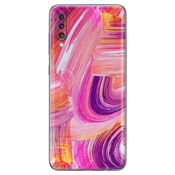 Galaxy A70 Oil Paint Series Skins - Slickwraps