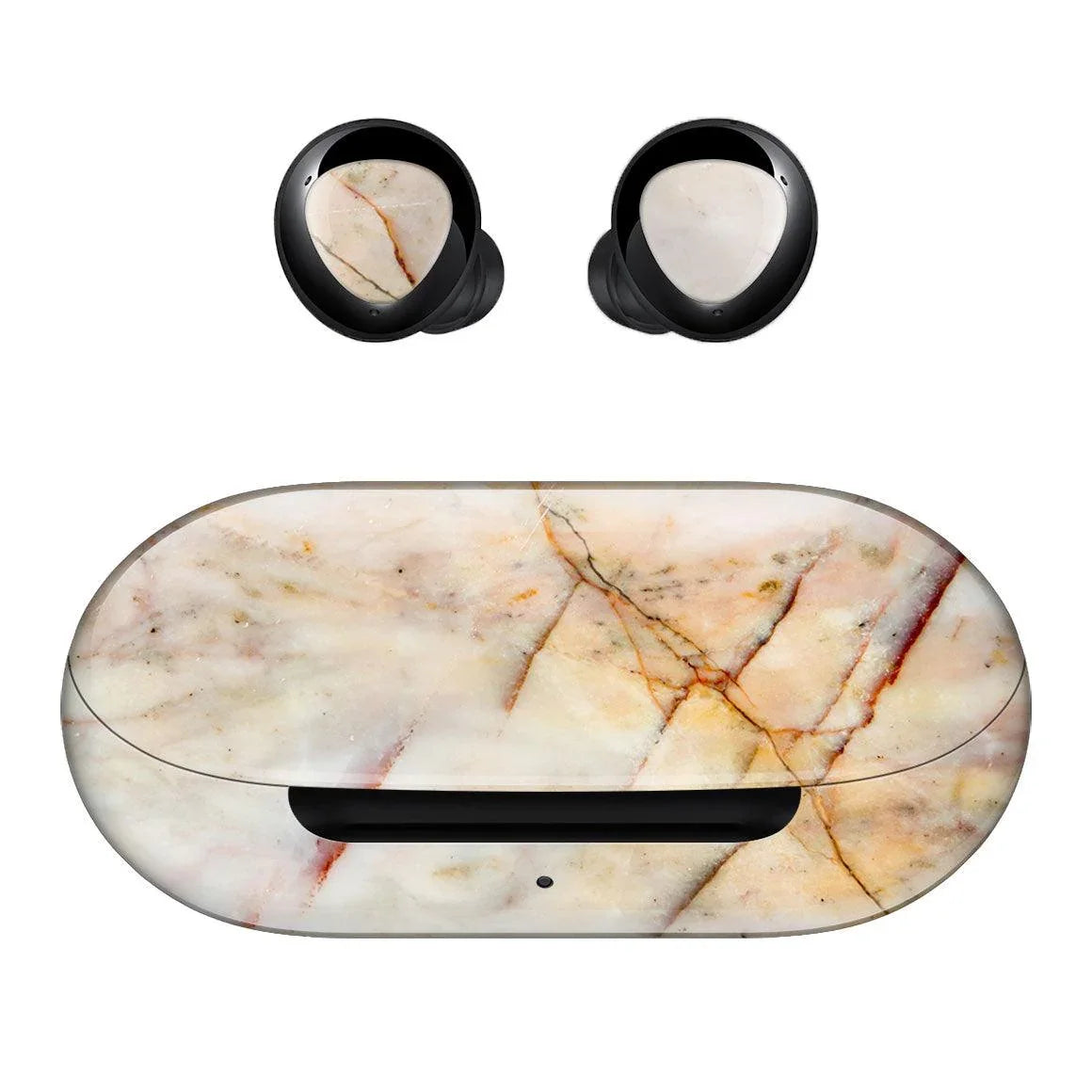 Galaxy Buds Plus Marble Series Skins - Slickwraps