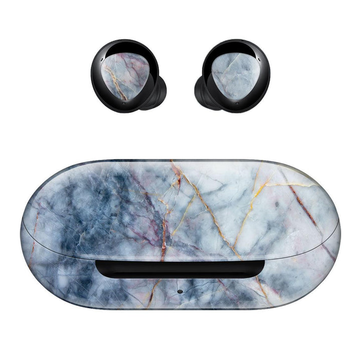 Galaxy Buds Plus Marble Series Skins - Slickwraps