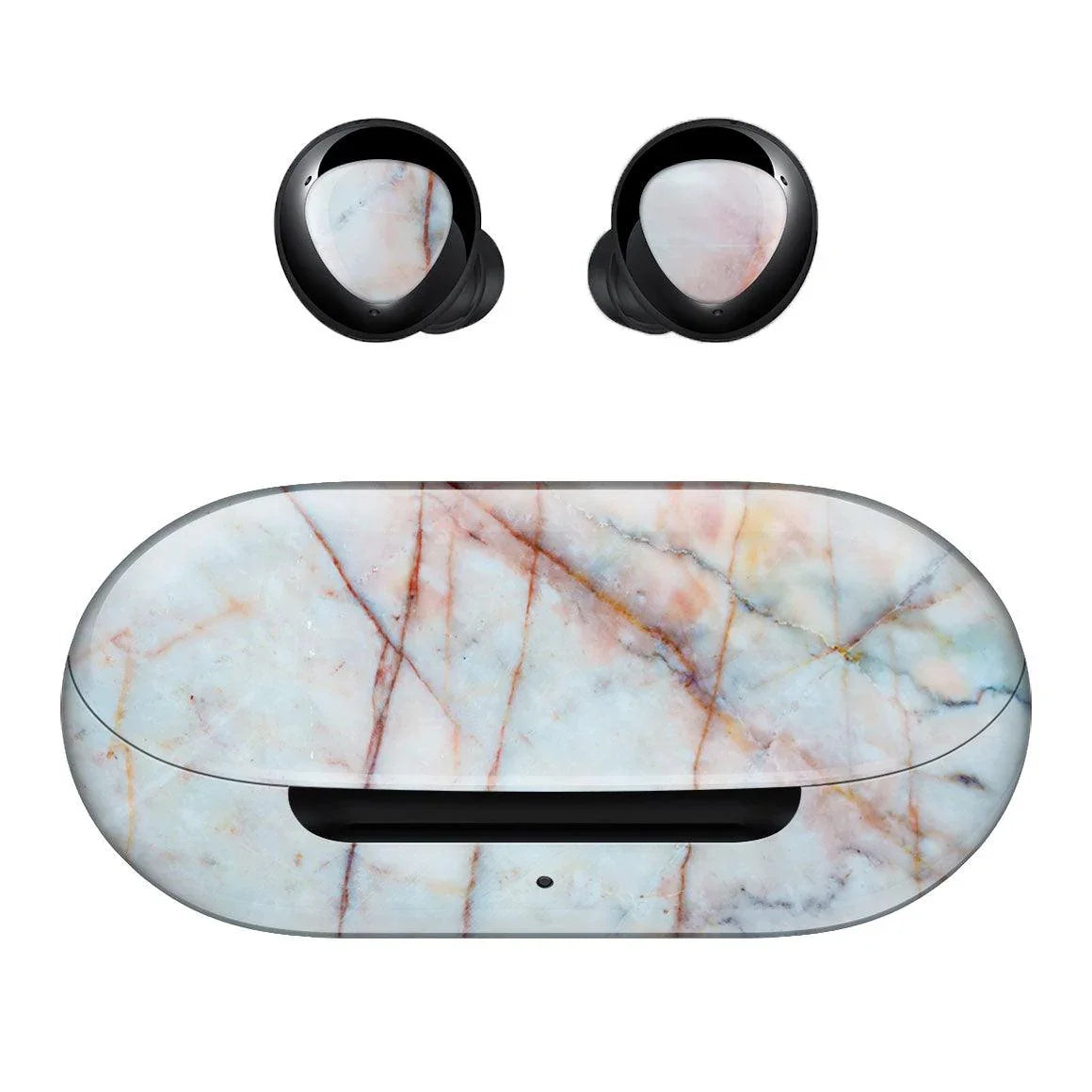 Galaxy Buds Plus Marble Series Skins - Slickwraps