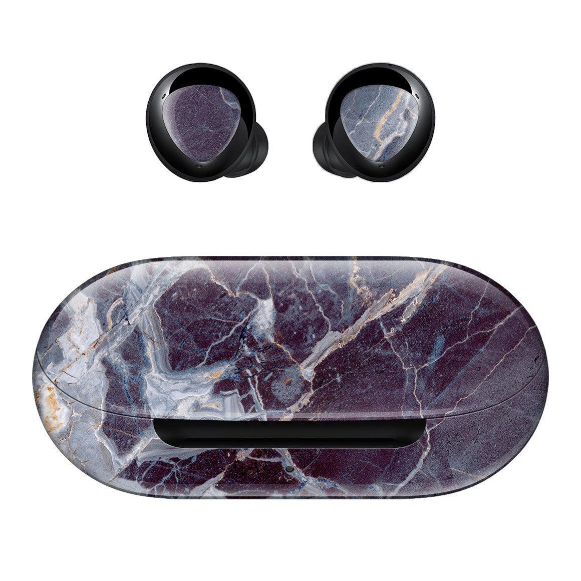 Galaxy Buds Plus Marble Series Skins - Slickwraps