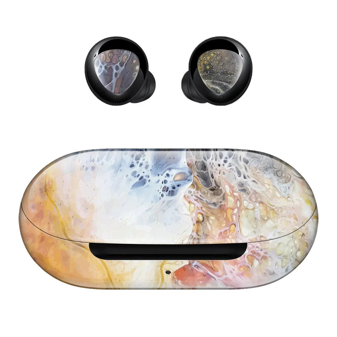 Galaxy Buds Plus Oil Paint Series Skins - Slickwraps