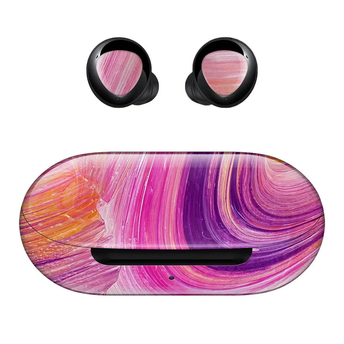 Galaxy Buds Plus Oil Paint Series Skins - Slickwraps