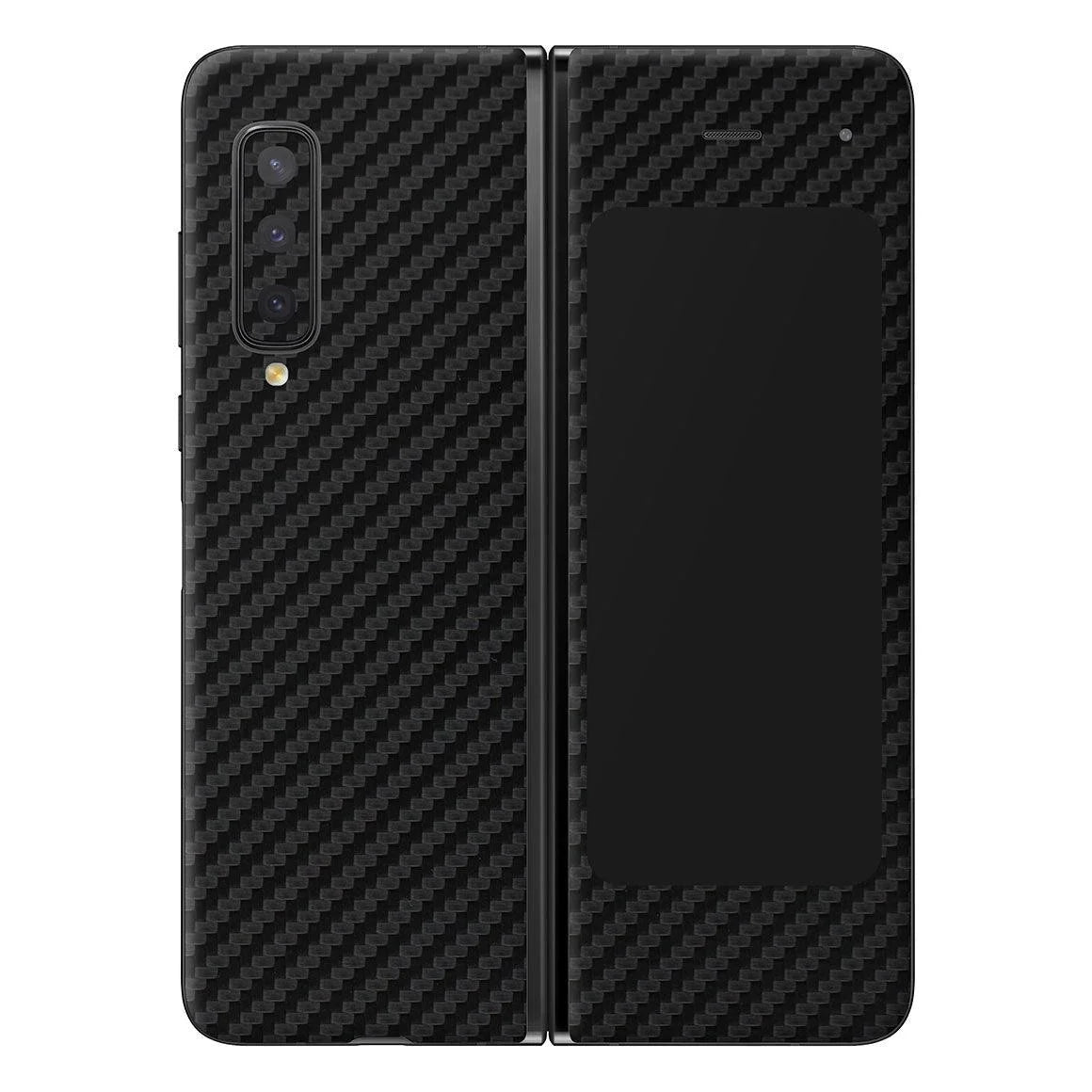 Galaxy Fold Carbon Series Skins - Slickwraps