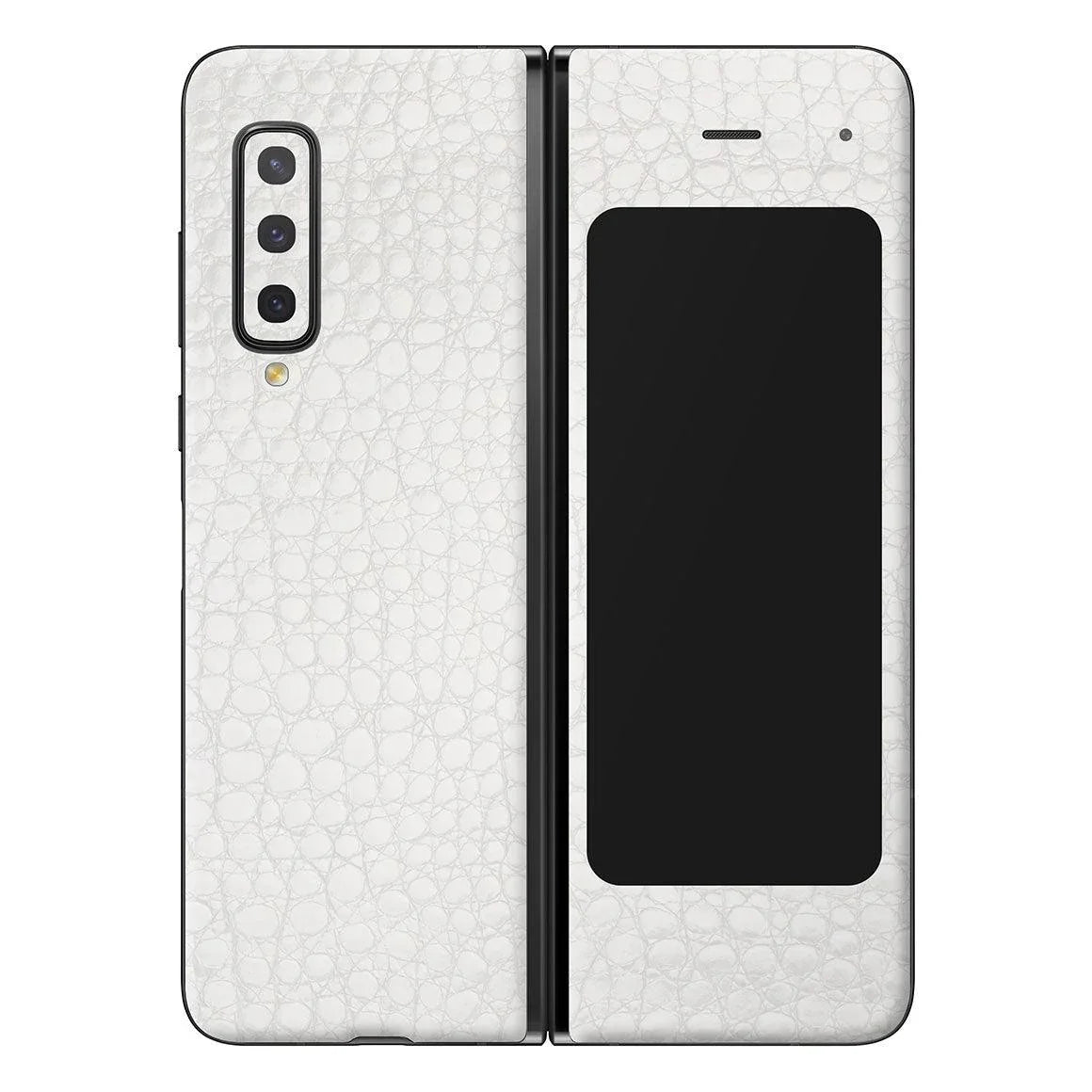 Galaxy Fold Leather Series Skins - Slickwraps