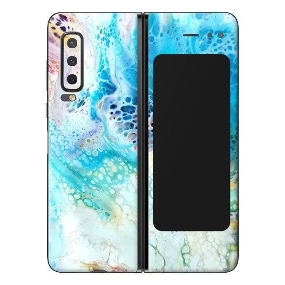 Galaxy Fold Oil Paint Series Skins - Slickwraps