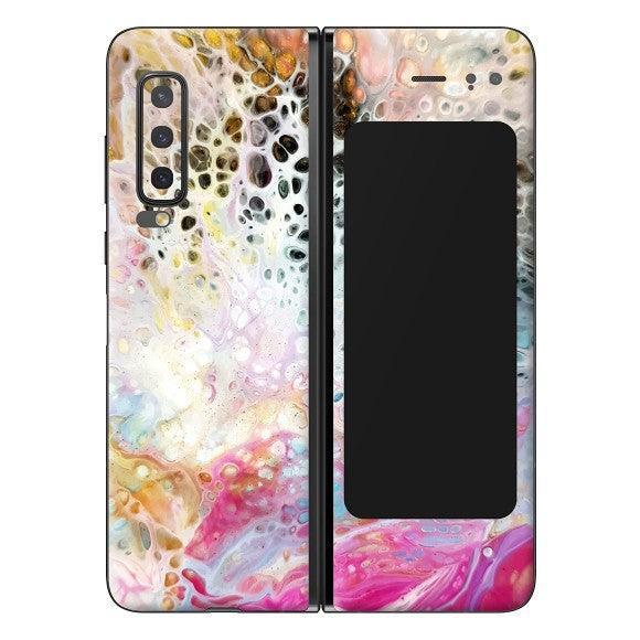 Galaxy Fold Oil Paint Series Skins - Slickwraps