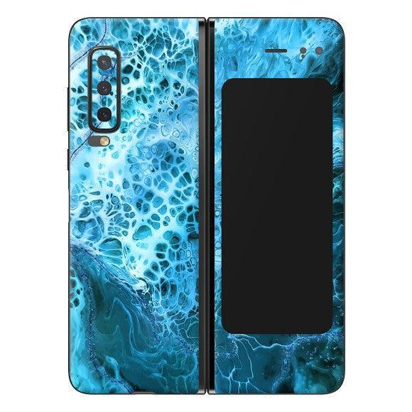 Galaxy Fold Oil Paint Series Skins - Slickwraps