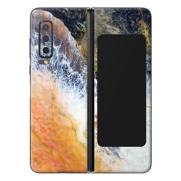Galaxy Fold Oil Paint Series Skins - Slickwraps