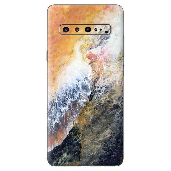 Galaxy S10 5G Oil Paint Series Skins - Slickwraps