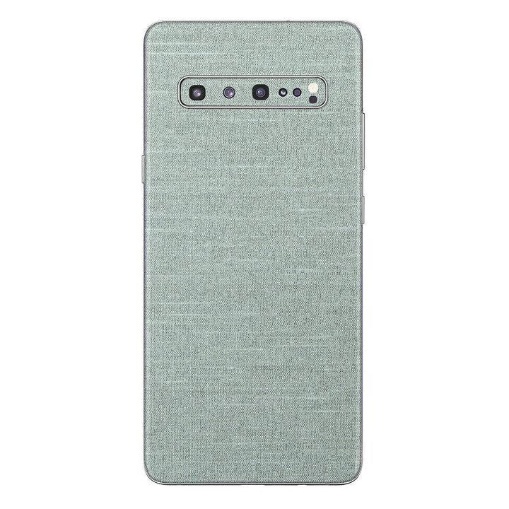 Galaxy S10 5G Woven Metal Series Skins - Slickwraps