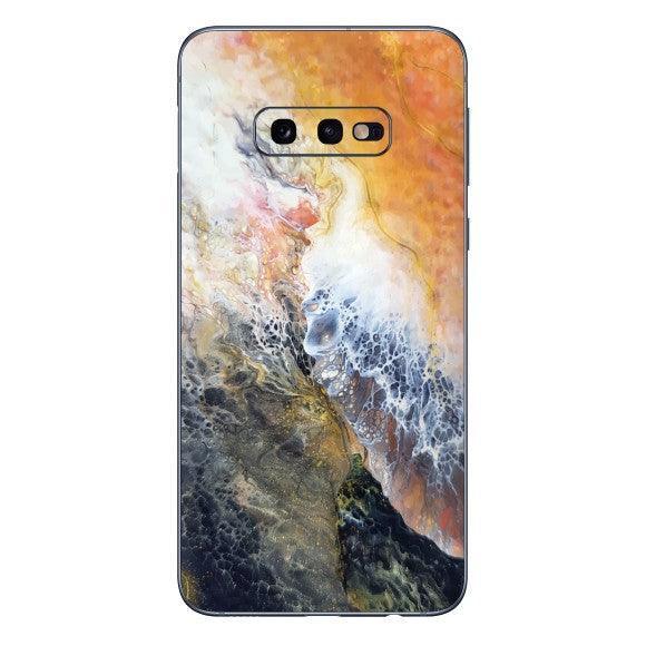Galaxy S10 E Oil Paint Series Skins - Slickwraps