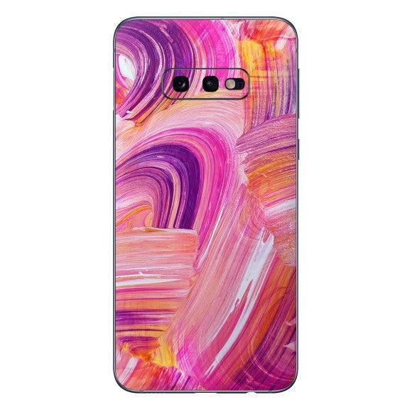 Galaxy S10 E Oil Paint Series Skins - Slickwraps