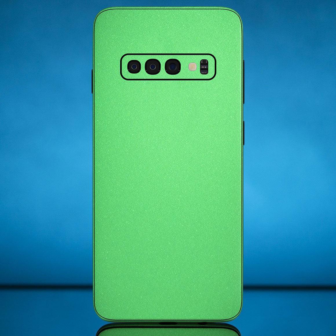 Galaxy S10 Green Glow Skin - Slickwraps