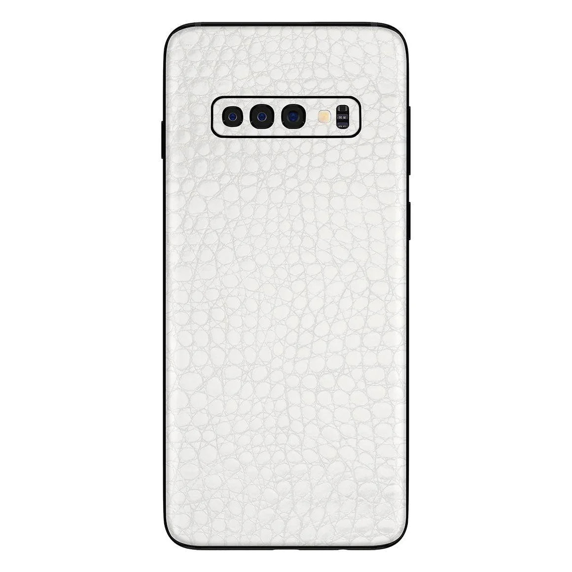 Galaxy S10 Plus Leather Series Skins - Slickwraps