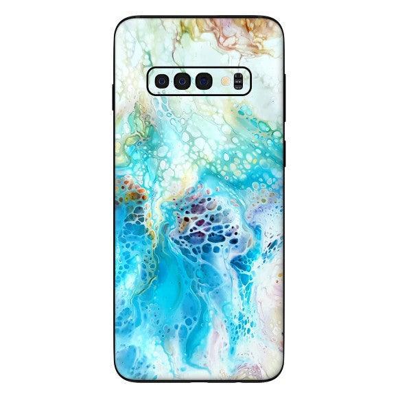Galaxy S10 Plus Oil Paint Series Skins - Slickwraps