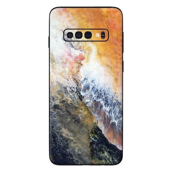 Galaxy S10 Plus Oil Paint Series Skins - Slickwraps