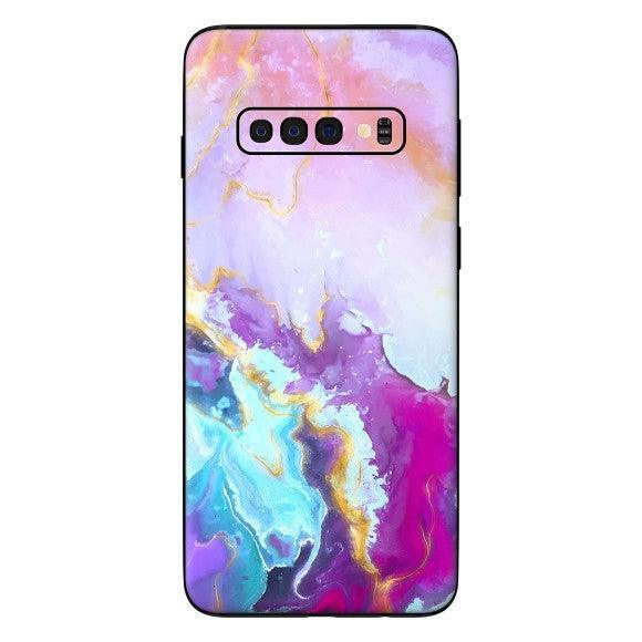 Galaxy S10 Plus Oil Paint Series Skins - Slickwraps