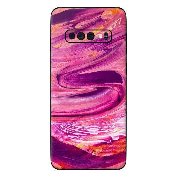 Galaxy S10 Plus Oil Paint Series Skins - Slickwraps
